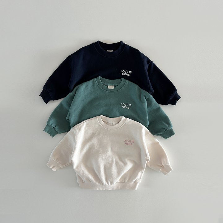 【BABY&KID】Love is hereオシャレトレーナーSK060111