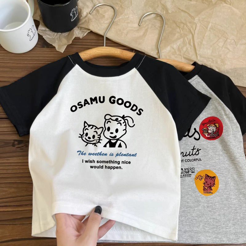 【BABY&KID】夏新作 キャラクタープリントTシャツSK092228