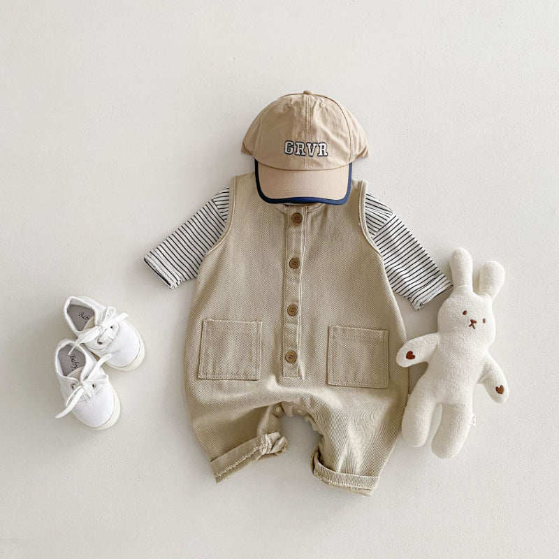 【BABY】カジュアルノースリーブサロペットSK062603