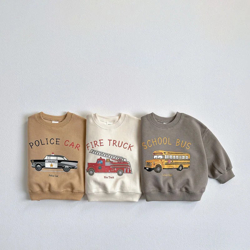 【BABY&KID】車プリントスウェットSK101551