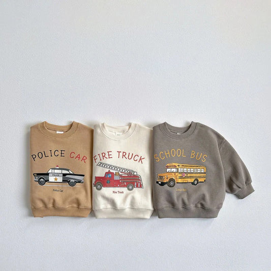 【BABY&KID】車プリントスウェットSK101551