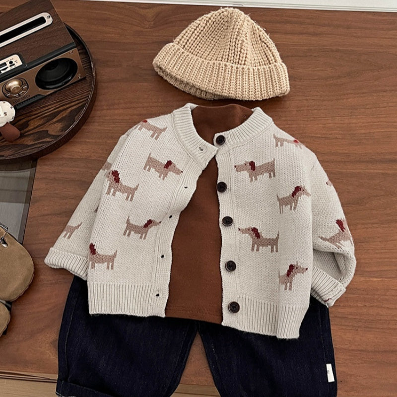 【BABY&KID】カートゥーンニットカーディガンSK101819