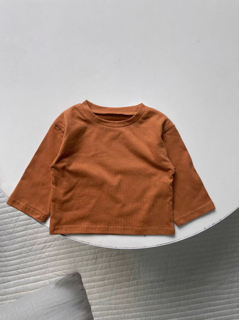 【BABY&KID】無地シンプルトップスAK012823