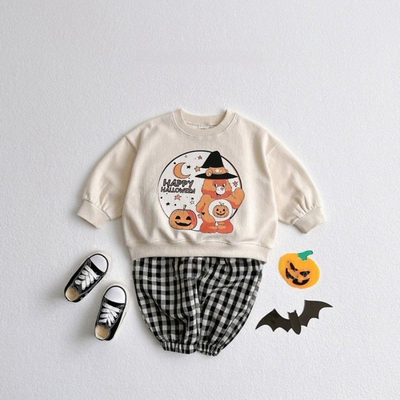 【BABY&KID】ハロウィンパンプキンベアカジュアルスウェットSK102023