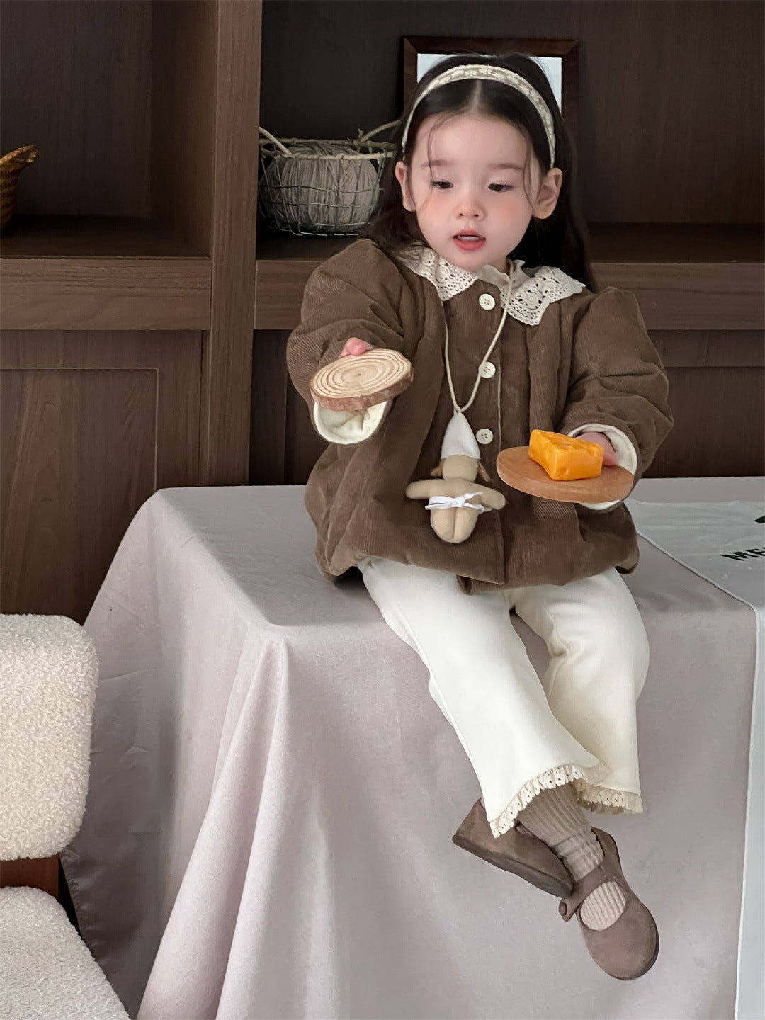 【BABY&KID】プリンセス暖かいアウターSK021507