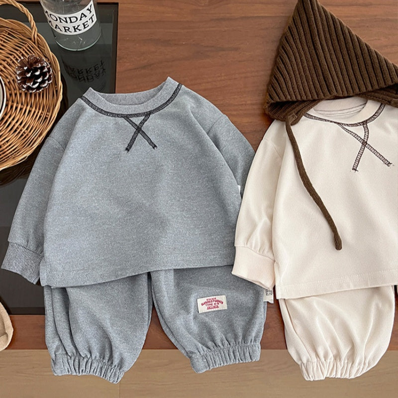 【BABY&KID】ワッフルリラックスセットアップSK101829