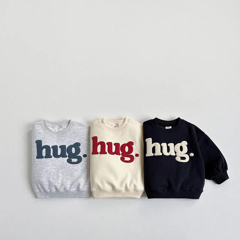 【BABY&KID】HUGロゴクルーネックスウェットSK101552