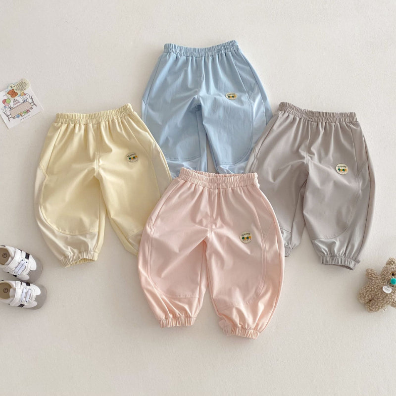 【BABY&KID】夏新作 きパッチワークカジュアルパンツSK070608
