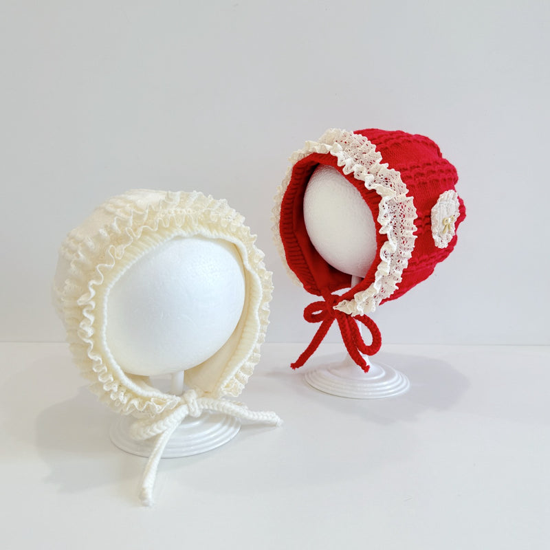 【HAT】ハートレースベビーボンネットSK101614