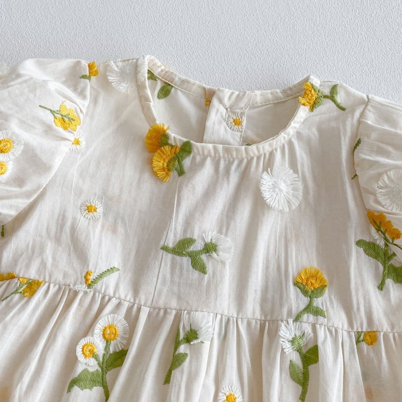 【BABY】夏新作 デイリー刺繍ロンパースSK061815