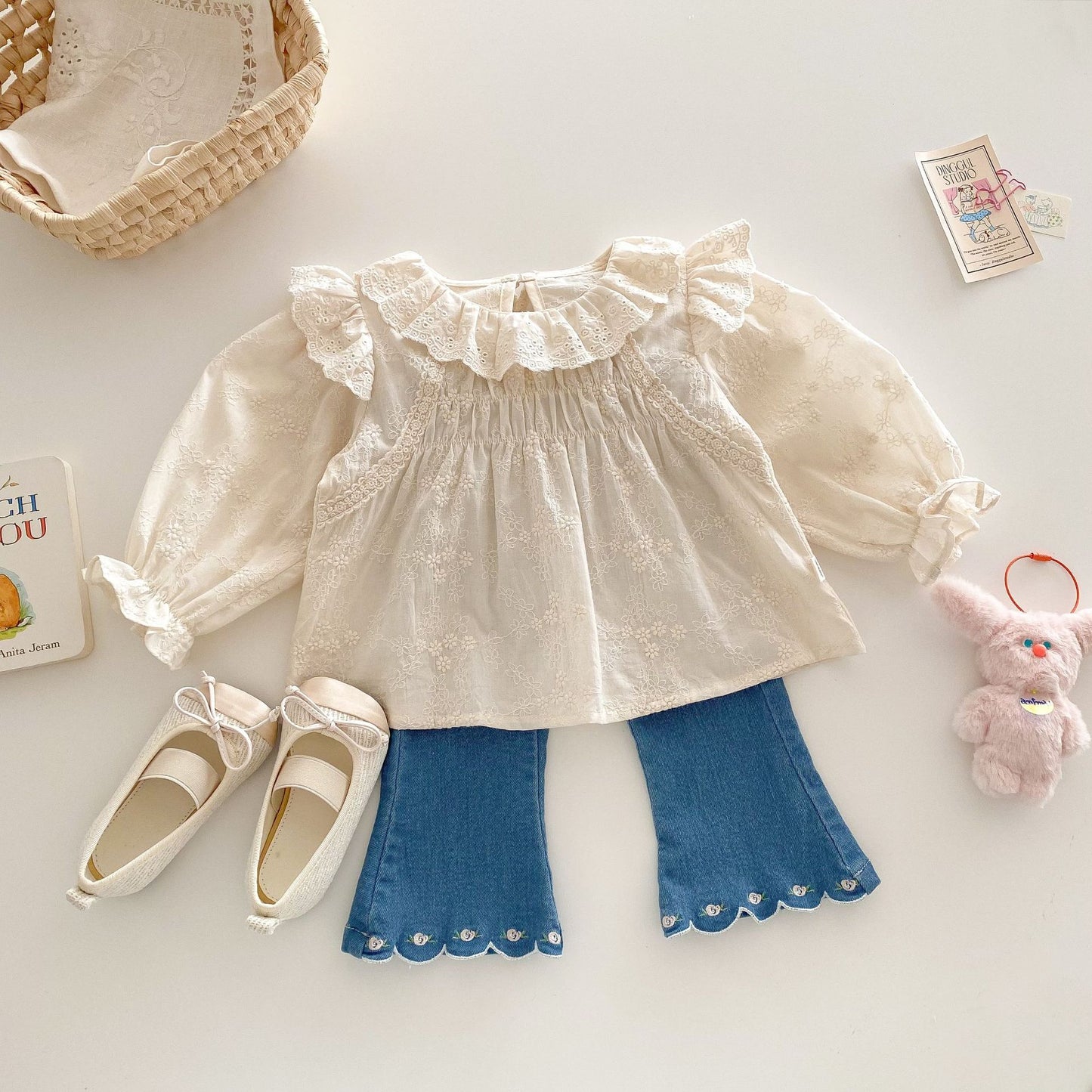 【BABY&KID】プリンセスレースブラウスSK030512