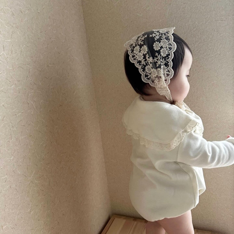 【BABY】ドールカラーレースロンパースSK100719