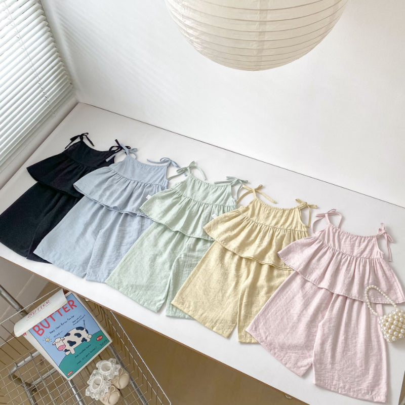 【BABY&KID】夏新作 キャミソール&ワイドパンツSK082613