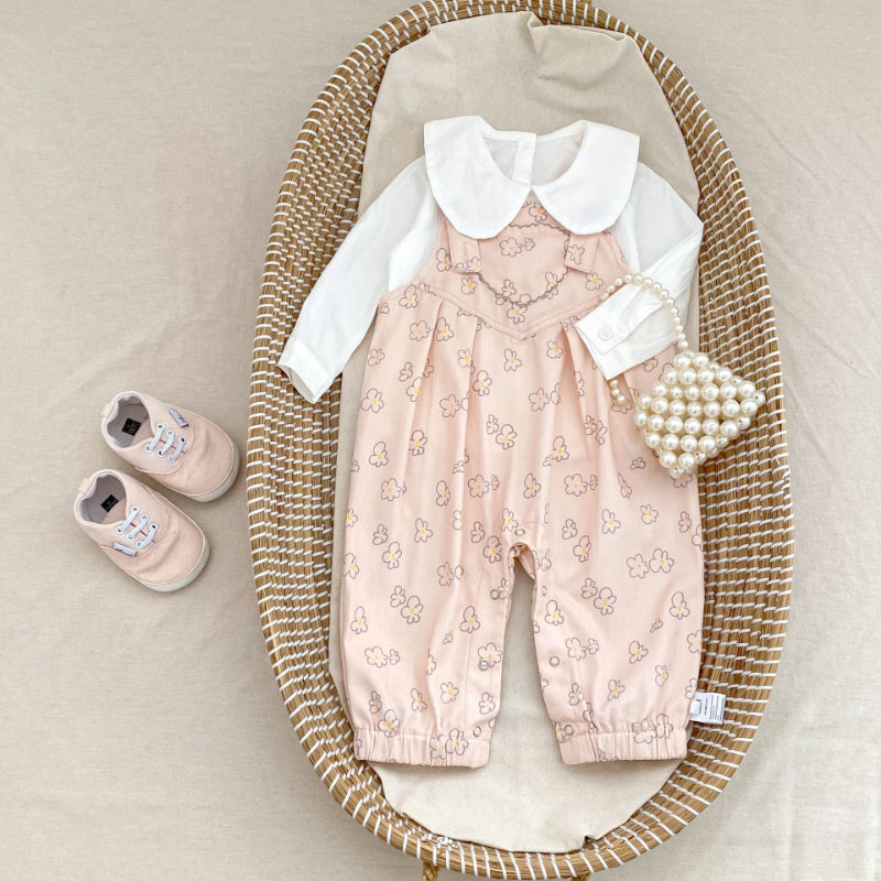 【BABY&KID】小花柄サロペットSK100626