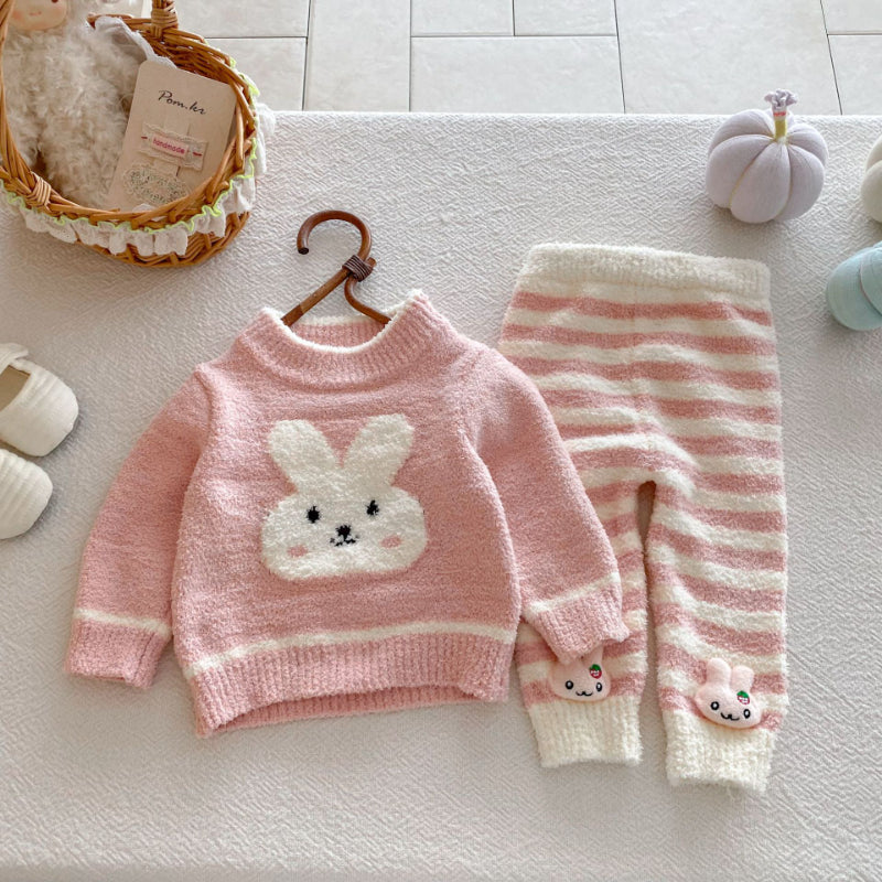 【BABY】うさぎふわもこセットアップSK101421