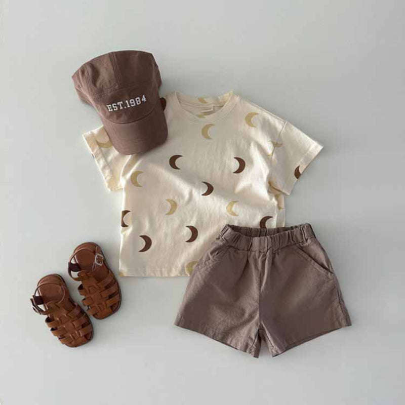 【BABY】夏新作 月総柄TシャツSK091723