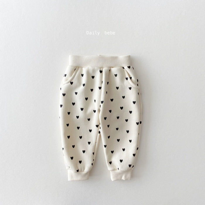 【BABY&KID】可愛いハートセットアップSK022403