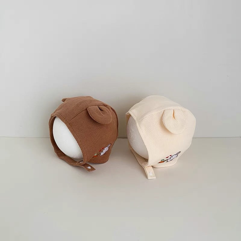 【HAT】にんじんうさぎ刺繍帽子SK101619