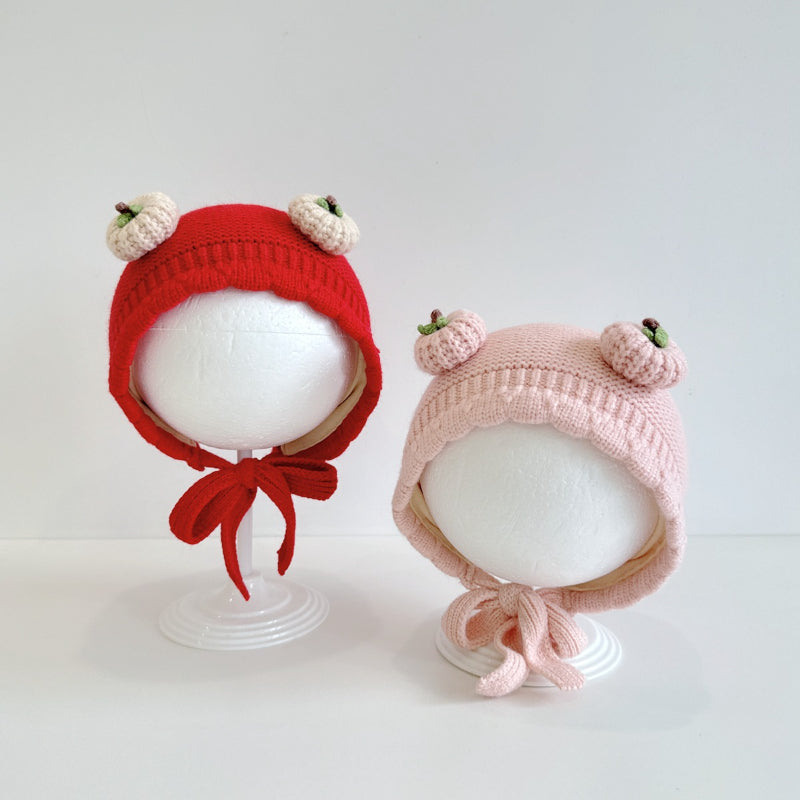 【HAT】ダブルパンプキン波型ニット帽子SK101606