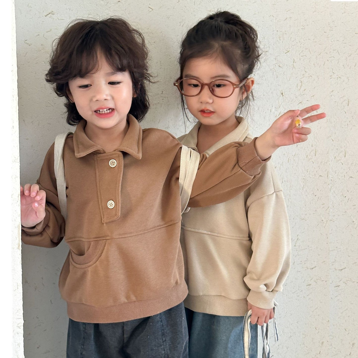 【BABY&KID】カジュアルスポーツ風トレーナーSK012803
