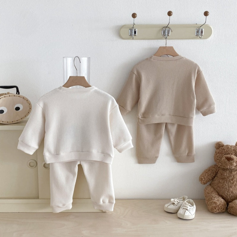 【BABY&KID】ぞうワッフルセットアップSK092717