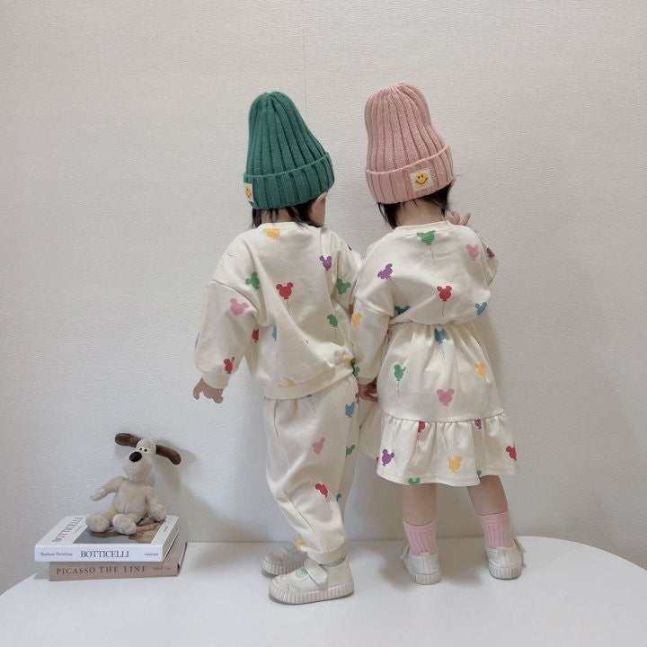 【BABY&KID】バルーン柄セットアップSK030316