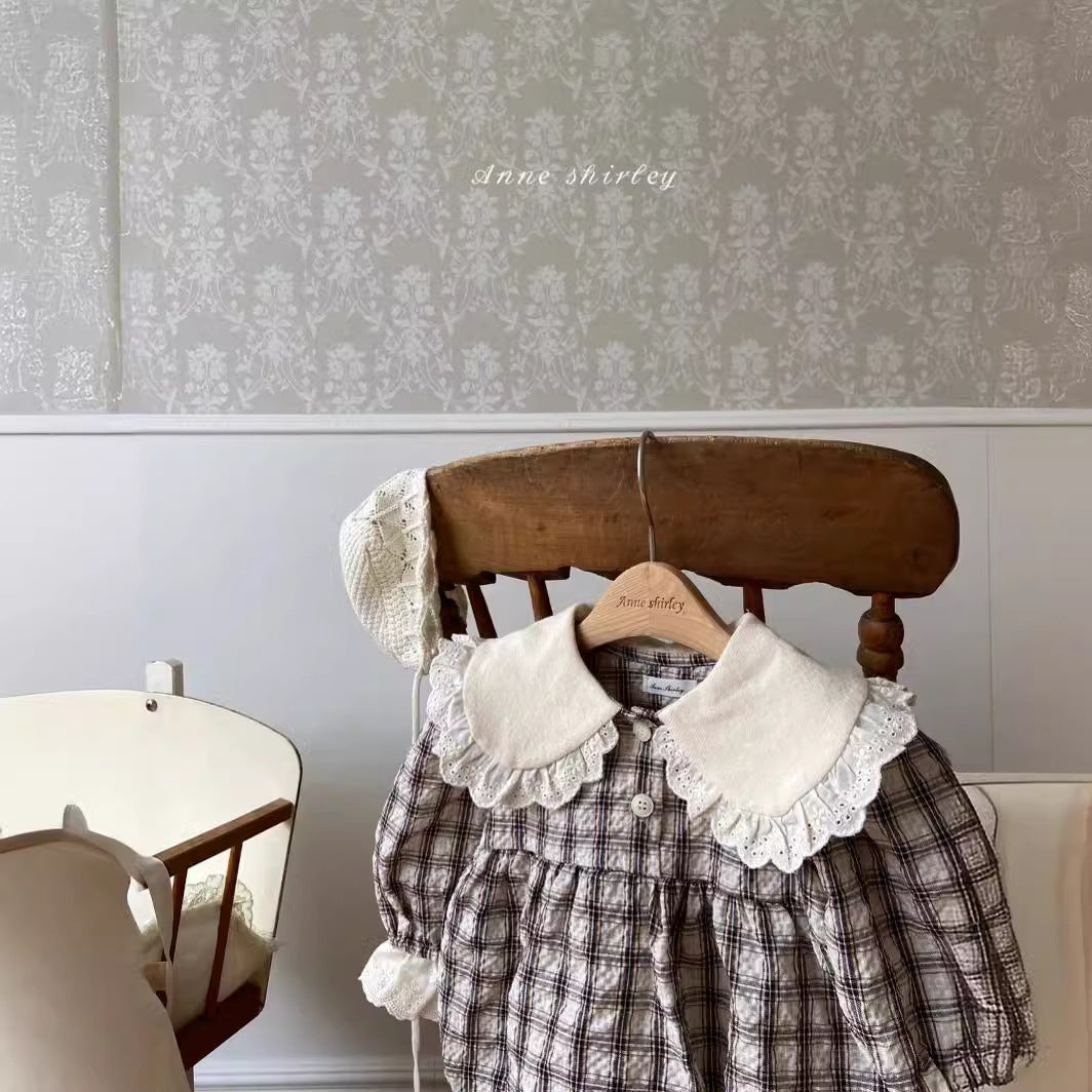 【BABY】レースチェックのワンピースSK012411