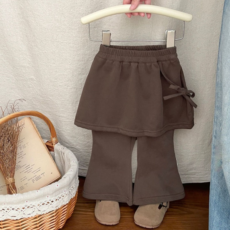 【BABY&KID】フェイクレイヤードベルパンツSK102332