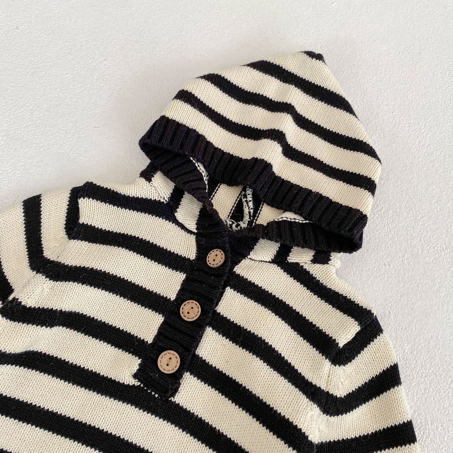 【BABY&KID】シンプル系ニットプリンスロンパースSK022213