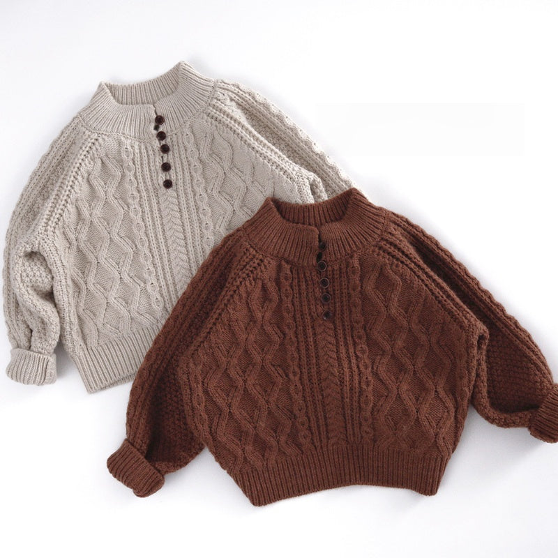 【BABY&KID】ラグラン袖プルオーバーニットSK100541