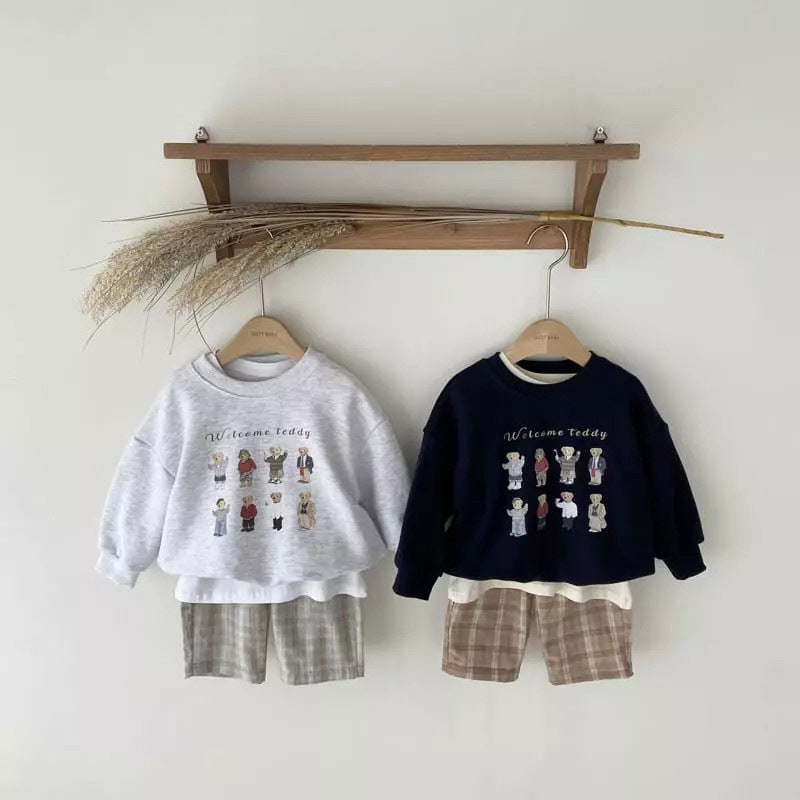 【BABY&KID】韓国風くまスウェットSK101547