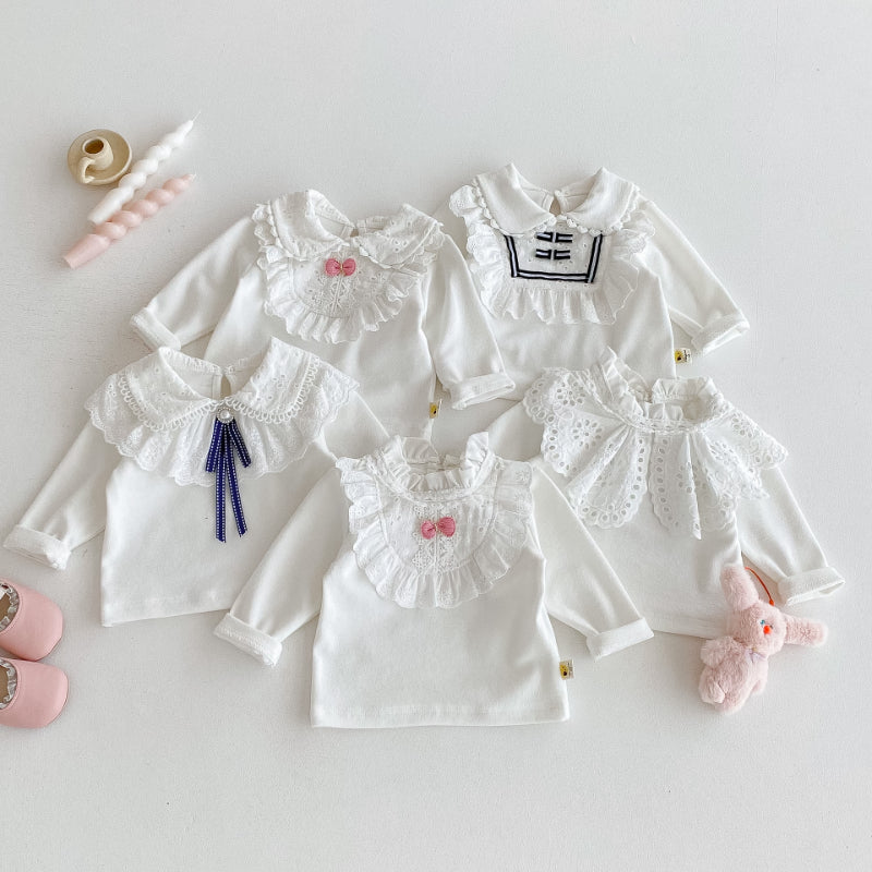 【BABY】レースフリル付きTシャツSK092422