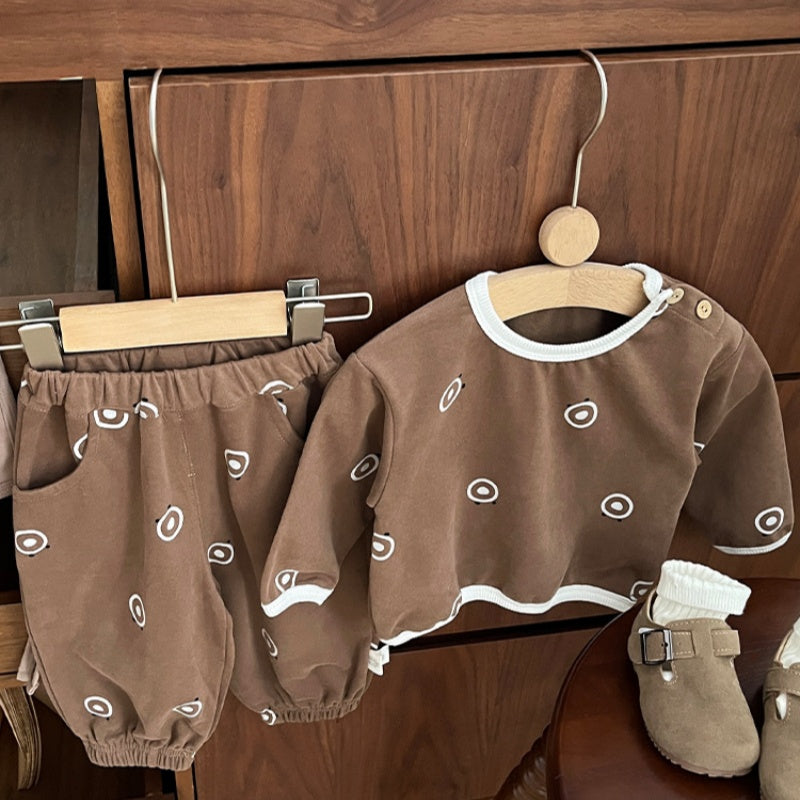 【BABY&KID】くまフェイス柄セットアップSK101820