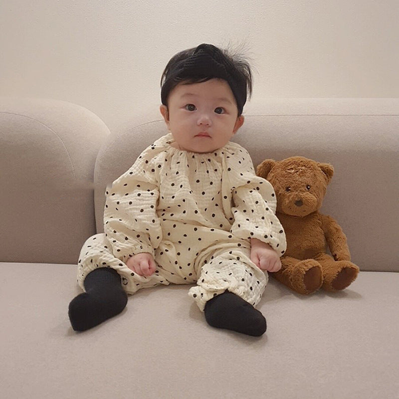 【BABY】ナチュラル柔らかいロンパースSK031005