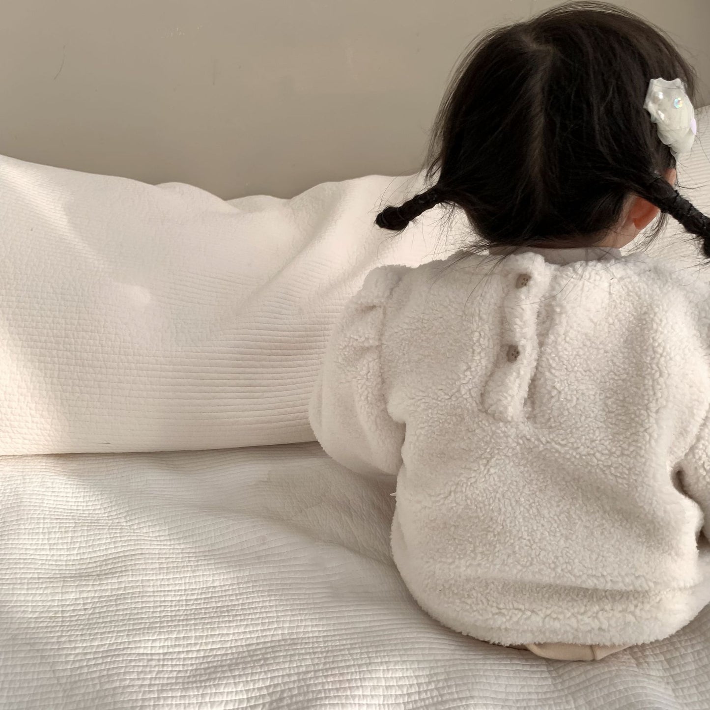 【BABY&KID】もこもこ厚手レーストップスSK012413