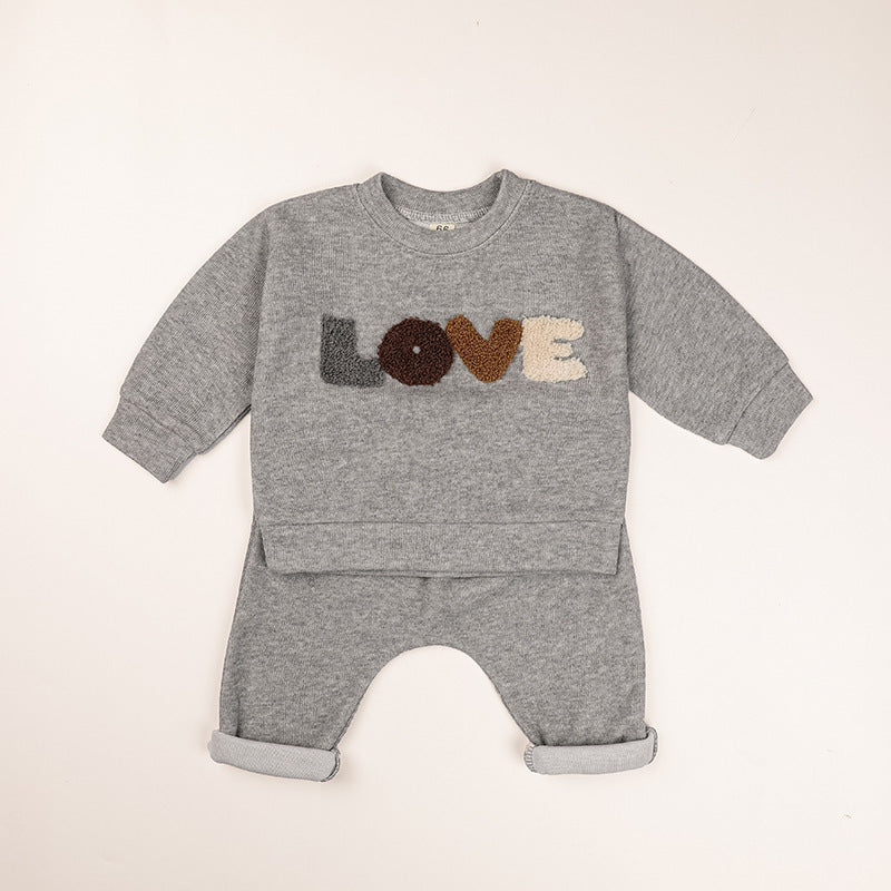 【BABY&KID】英字刺繍セットアップSK030307