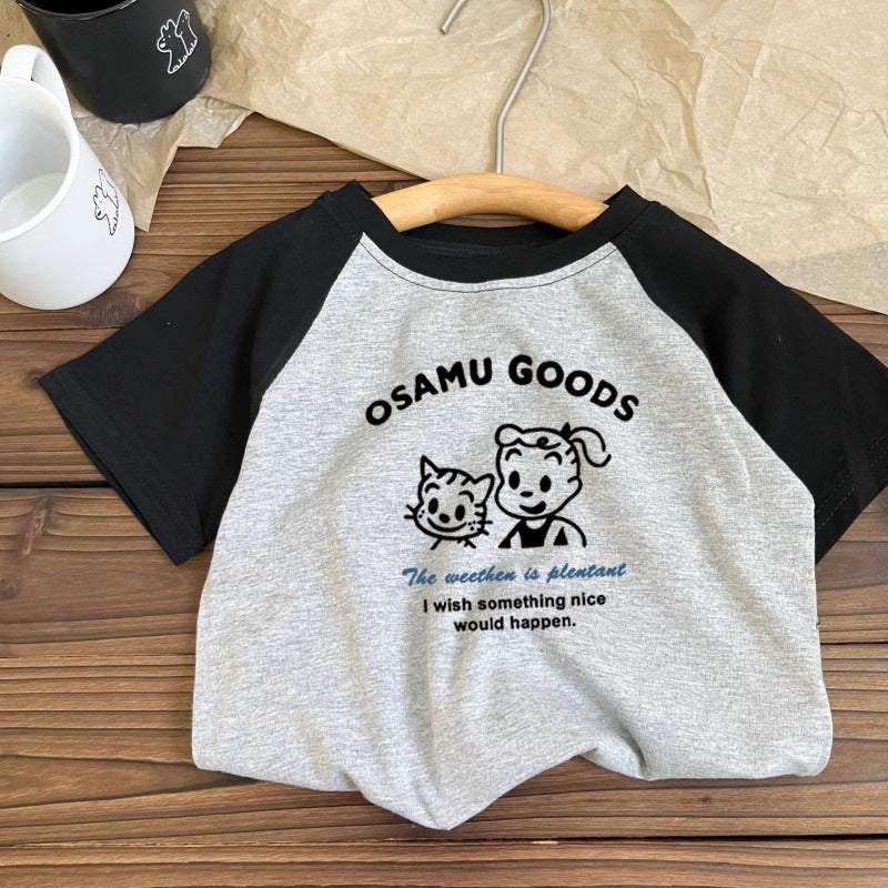 【BABY&KID】夏新作 キャラクタープリントTシャツSK092228