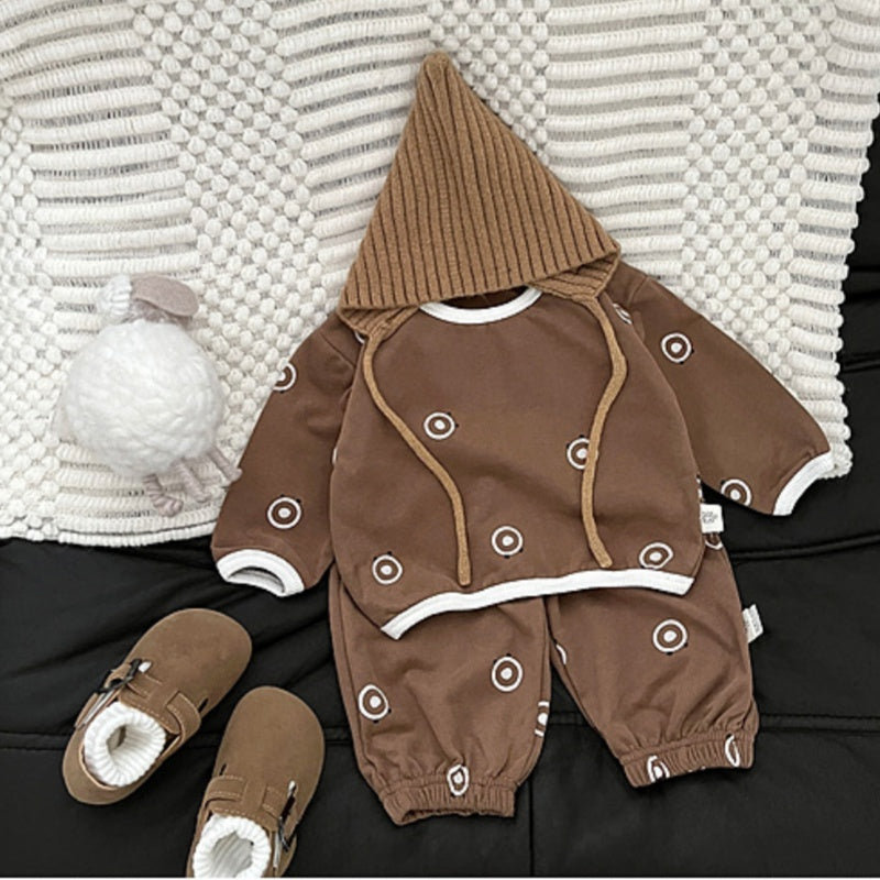 【BABY&KID】くまフェイス柄セットアップSK101820