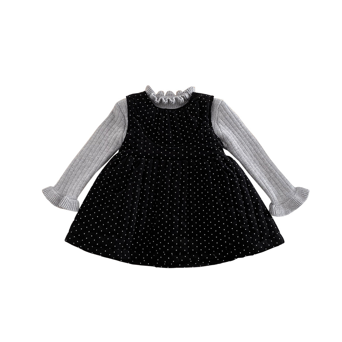 【BABY】冬新作厚手タンクトップスカートスーツSK11304