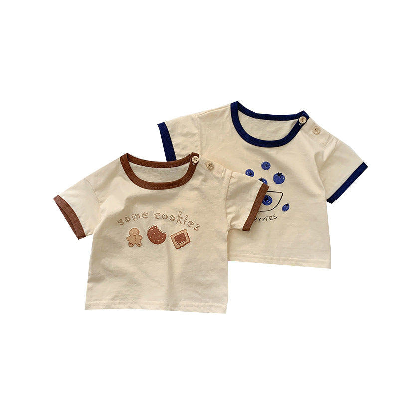 【BABY】夏新作 クッキー柄TシャツSK091721