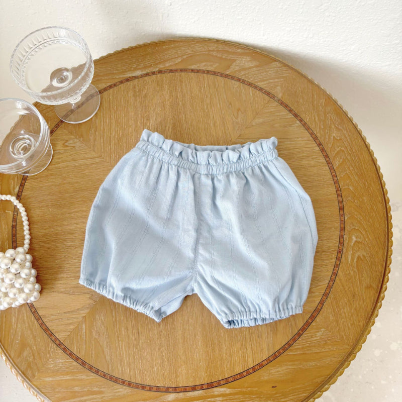 【BABY】夏新作 チェック柄キャミソールトップス&ショートパンツSK072610