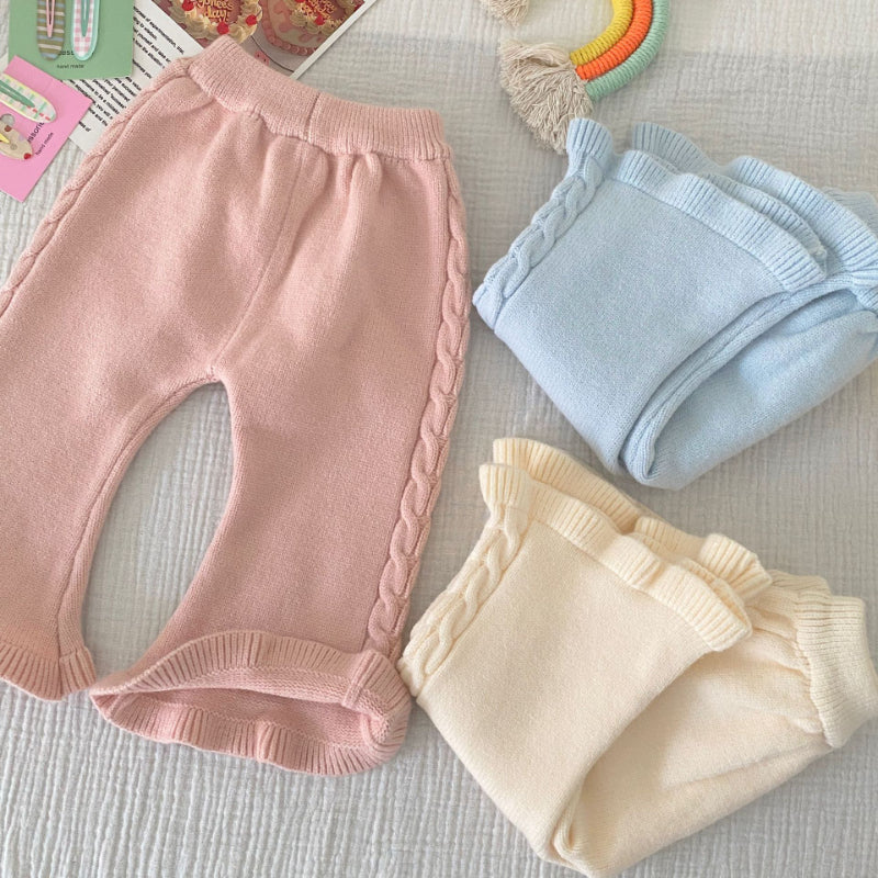 【BABY】英字刺繍カーディガン&パンツSK092908