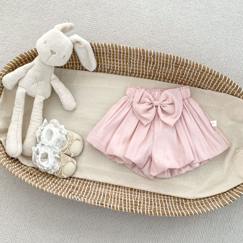 【BABY&KID】夏新作 リボン付きショートパンツSK082614