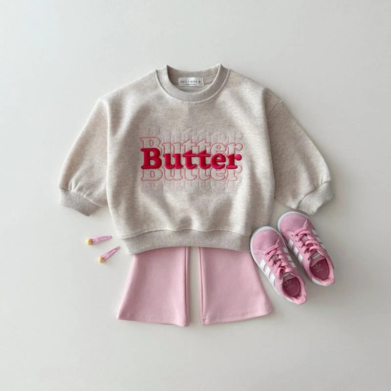 【BABY&KID】韓国風刺繍ロゴスウェットSK101921