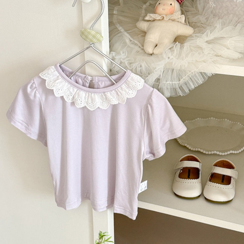 【BABY】夏新作 レースキャミ&Tシャツ、グレーのパンツSK072112