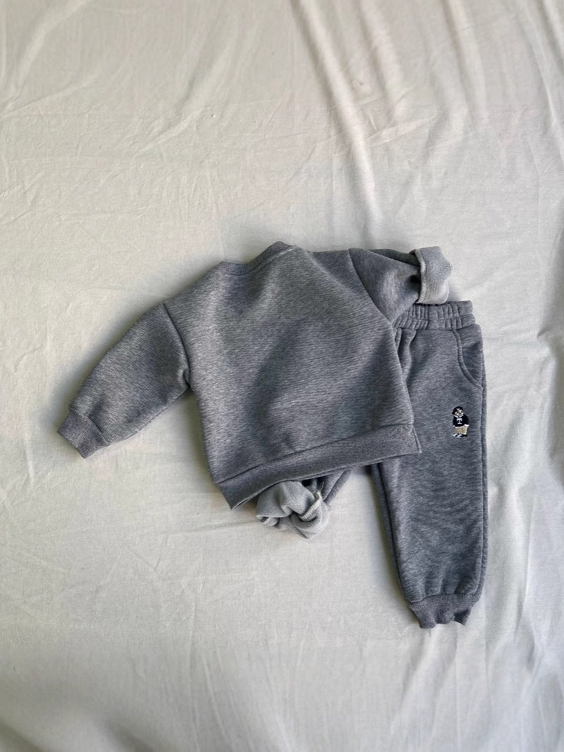 【BABY&KID】クマ柄セットアップSK020916