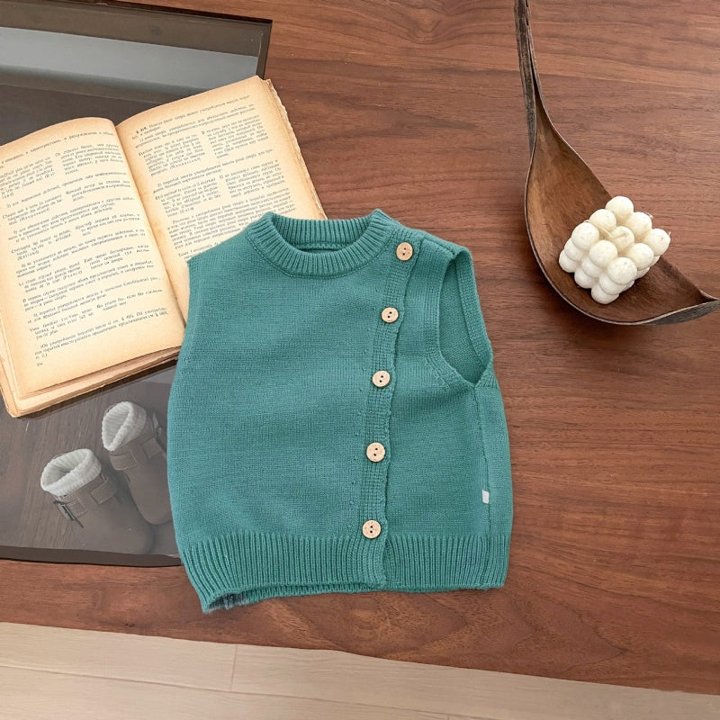 【BABY&KID】無地ニットベストSK101832