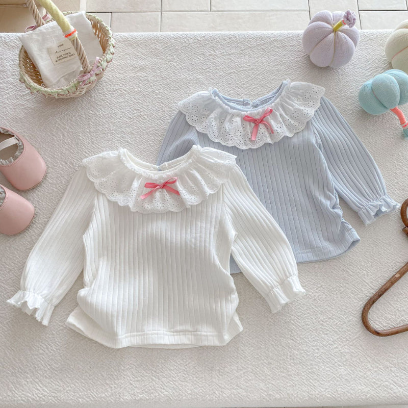 【BABY】リブフリル襟長袖TシャツSK092311