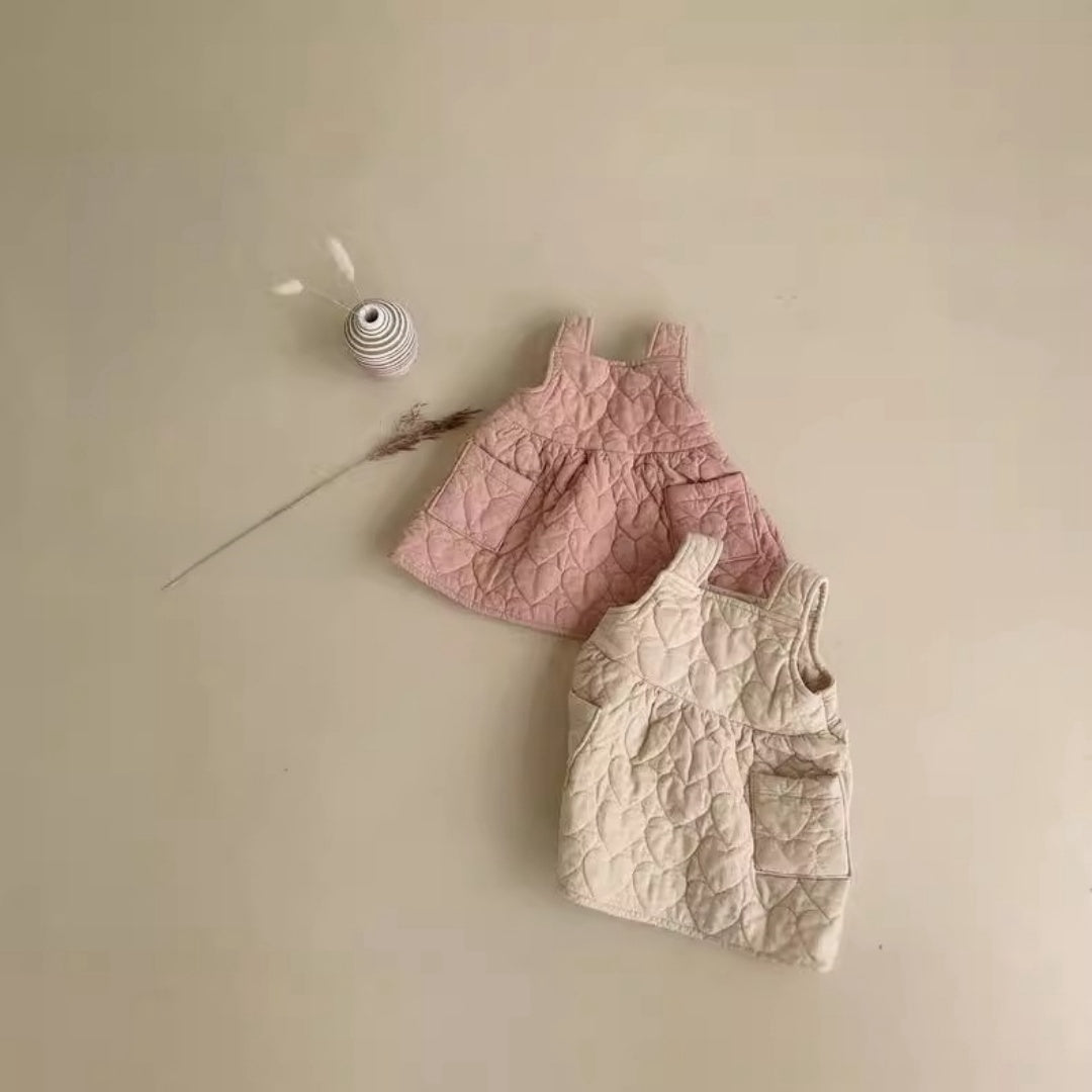 【BABY&KID】韓国風 厚手無地ワンピースSK021611