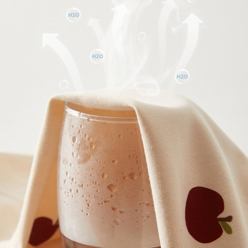 【BABY】北欧風りんご、ドット柄カバーオール&帽子SK102612